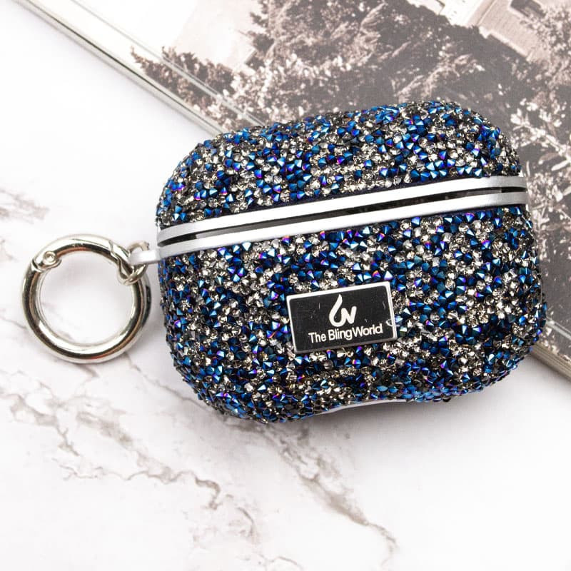 Заказать TPU чехол Bling World Rock Diamond для наушников AirPods 3 (Синий) на vchehle.ua