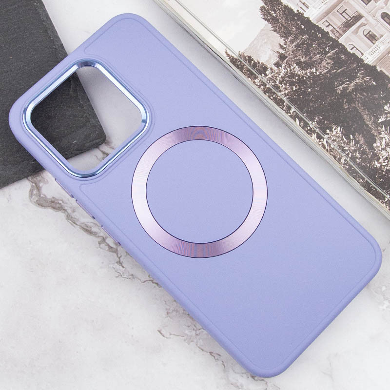 TPU чехол Bonbon Metal Style with Magnetic Fit для Xiaomi 14 Pro (Сиреневый / Dasheen) в магазине vchehle.ua