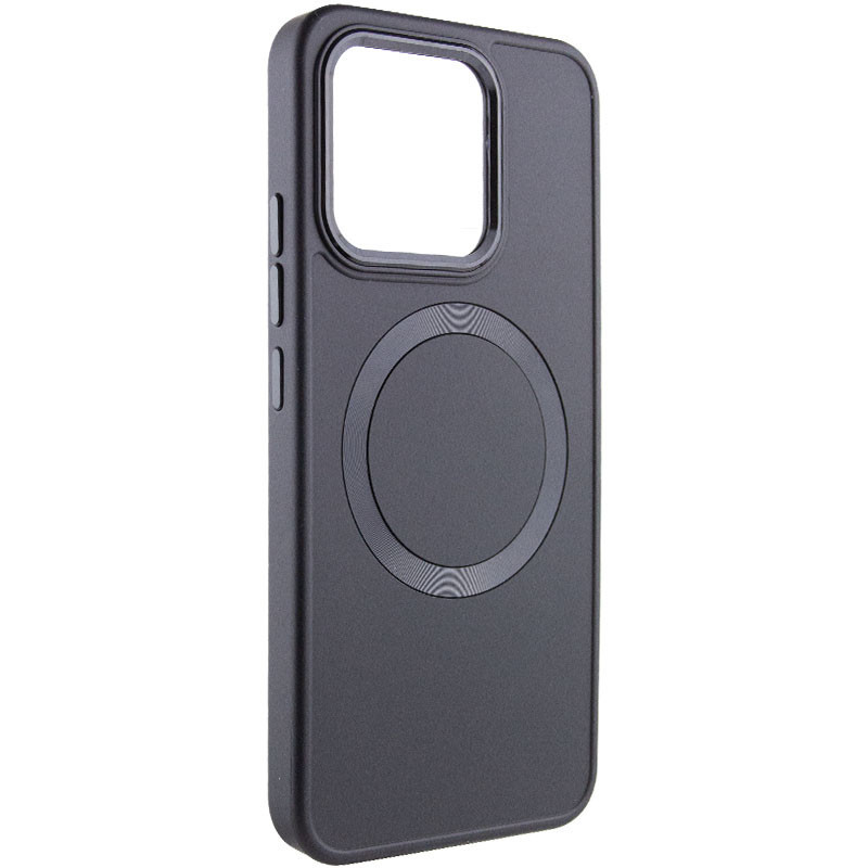 TPU чехол Bonbon Metal Style with Magnetic Fit для Xiaomi 14 Pro (Черный / Black)