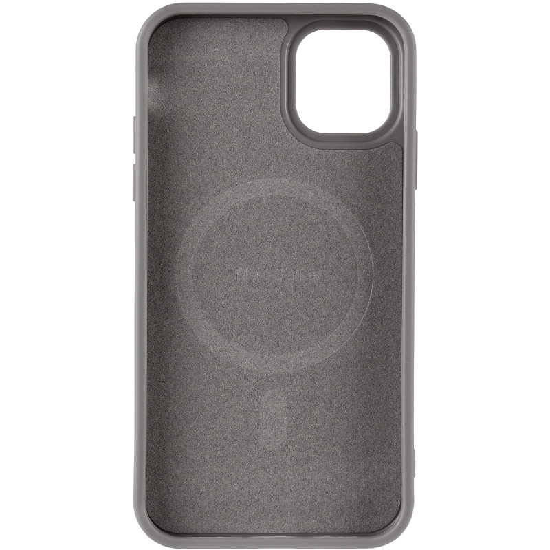 Фото TPU чехол Carbon Protective with Magnetic Fit для Apple iPhone 12 Pro / 12 (6.1") (Grey) в магазине vchehle.ua