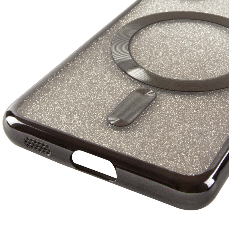 TPU чохол Delight case with Magnetic Safe з захисними лінзами на камеру на Samsung Galaxy S21 FE (Чорний / Black) в магазині vchehle.ua