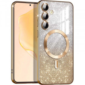TPU чехол Delight case with Magnetic Safe с защитными линзами на камеру для Samsung Galaxy S25 FE