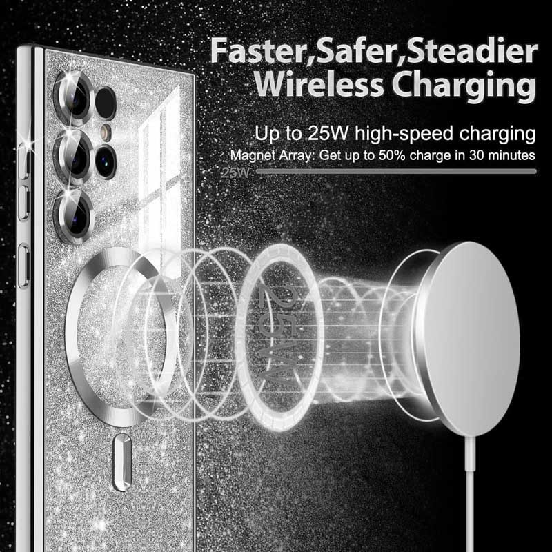 TPU чохол Delight case with Magnetic Safe з захисними лінзами на камеру на Samsung Galaxy S26 Ultra (Сірий / Gray) в магазині vchehle.ua