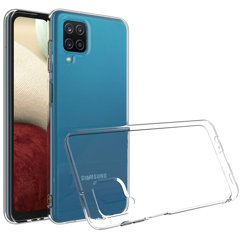 TPU чехол Epic Transparent 1,0mm для Samsung Galaxy A12 / M12 (Бесцветный (прозрачный))