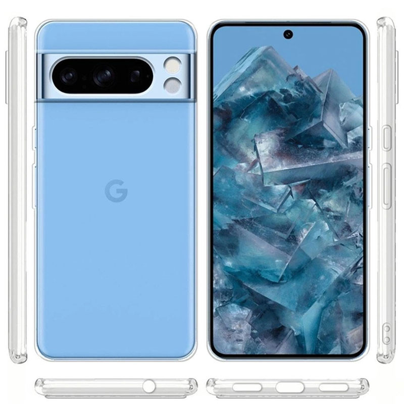 Фото TPU чохол Epic Transparent 1,5mm Full Camera на Google Pixel 8 Pro (Безбарвний (прозорий)) на vchehle.ua