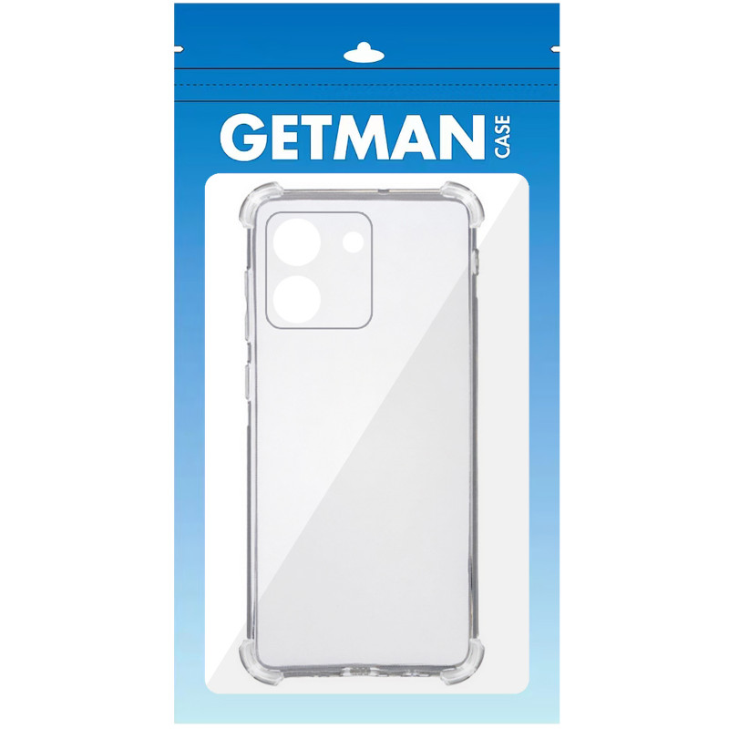 Фото TPU чохол GETMAN Ease logo посилені кути Full Camera на Xiaomi Poco M7 Pro 5G (Безбарвний (прозорий)) на vchehle.ua