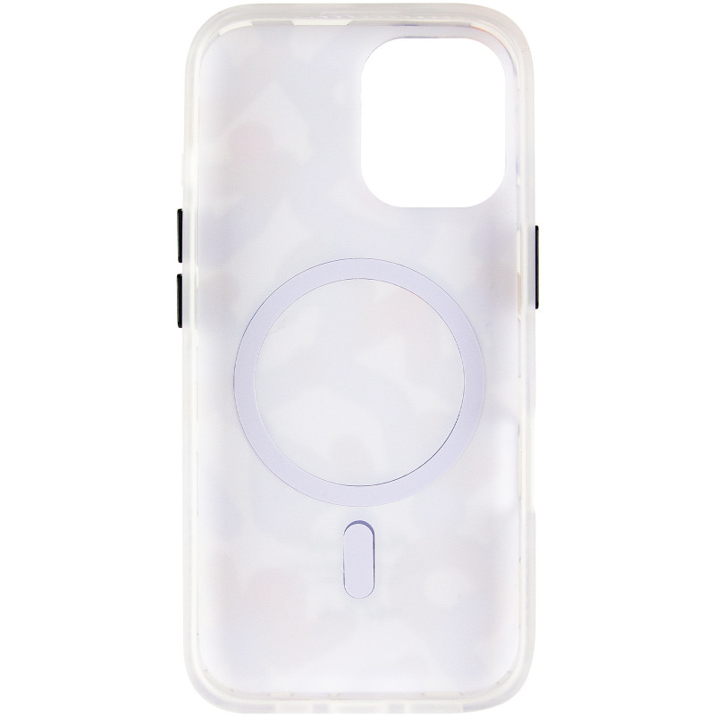 TPU чехол Pastel Chaos with Magnetic Fit на Apple iPhone 16 (6.1") (White) в магазині vchehle.ua
