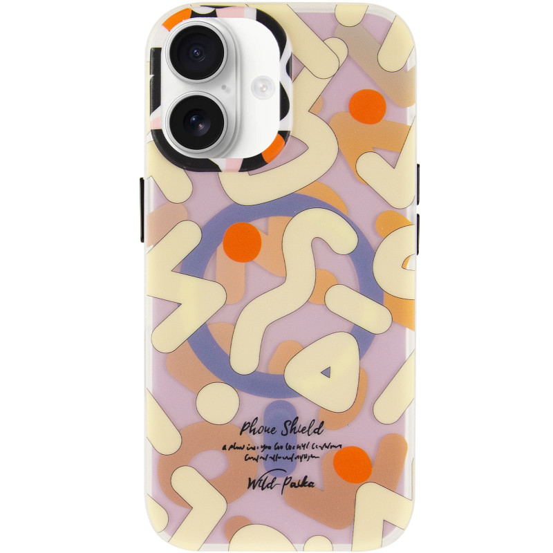 Фото TPU чехол Pastel Chaos with Magnetic Fit для Apple iPhone 17 (6.3") (Biege) на vchehle.ua