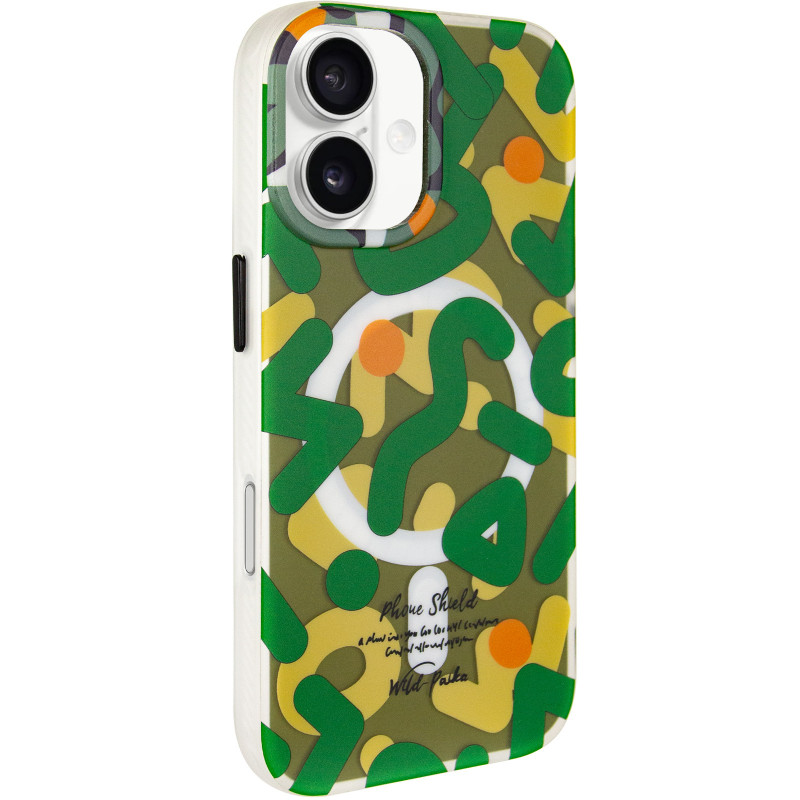 TPU чехол Pastel Chaos with Magnetic Fit для Apple iPhone 17 (6.3") (Green)