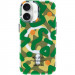Фото TPU чехол Pastel Chaos with Magnetic Fit для Apple iPhone 17 (6.3") (Green) на vchehle.ua