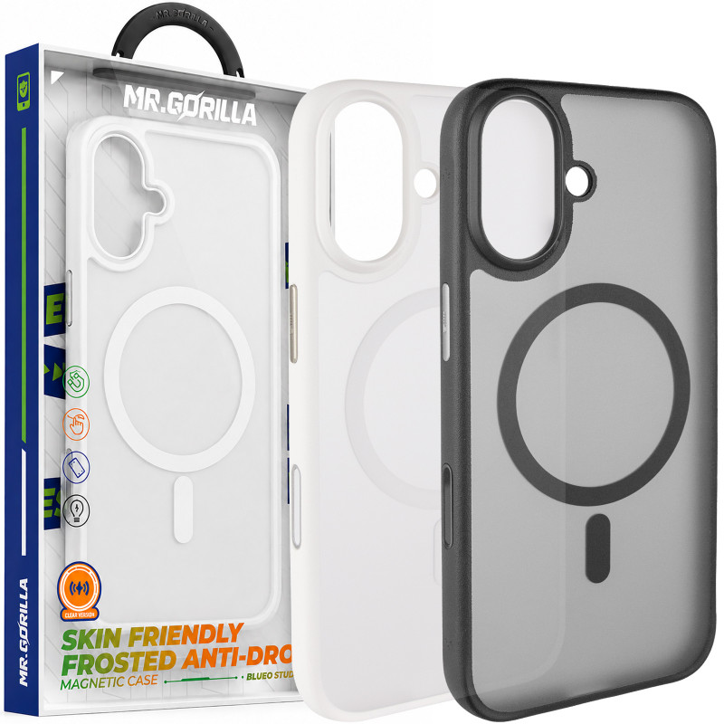 TPU+PC чехол Blueo Skin Friendly Frosted with Magnetic Fit для Apple iPhone 16 (6.1")