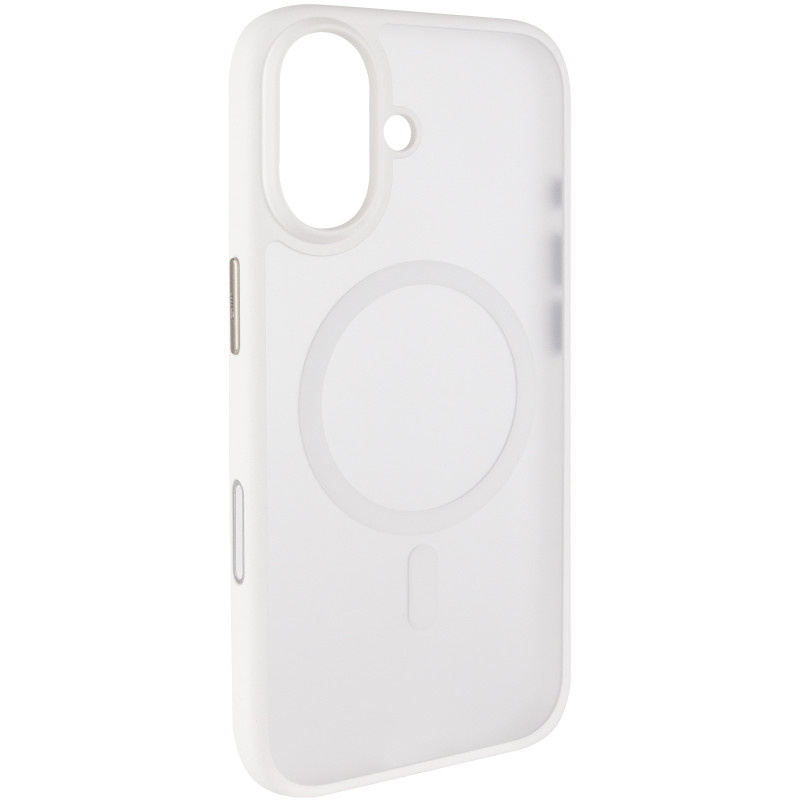 TPU+PC чехол Blueo Skin Friendly Frosted with Magnetic Fit для Apple iPhone 17 (6.3") (Белый / White)