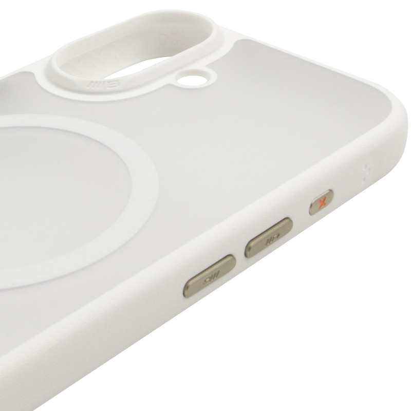 Купить TPU+PC чехол Blueo Skin Friendly Frosted with Magnetic Fit для Apple iPhone 17 (6.3") (Белый / White) на vchehle.ua