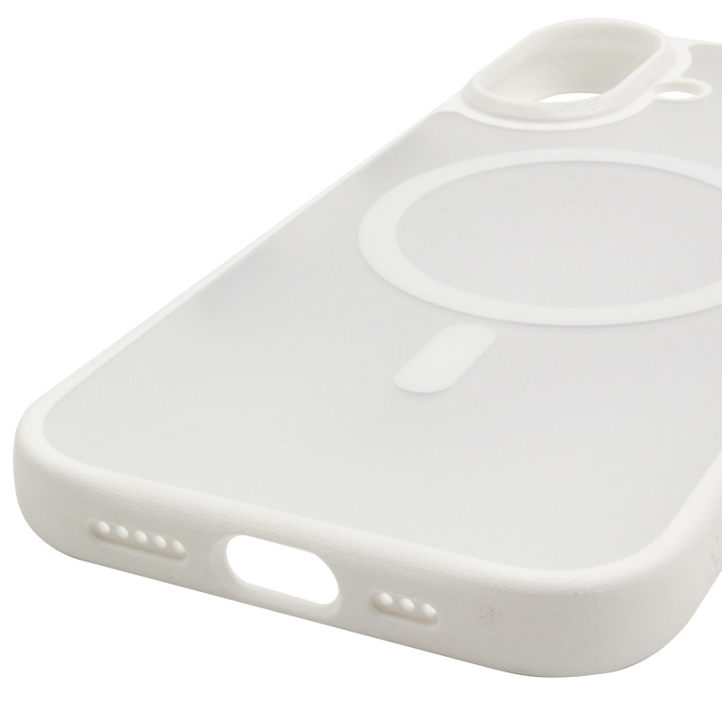 Заказать TPU+PC чехол Blueo Skin Friendly Frosted with Magnetic Fit для Apple iPhone 17 (6.3") (Белый / White) на vchehle.ua