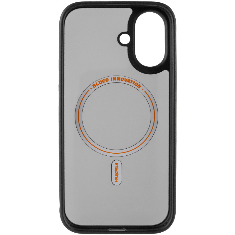Фото TPU+PC чехол Blueo Skin Friendly Frosted with Magnetic Fit для Apple iPhone 17 (6.3") (Черный / Black) в магазине vchehle.ua