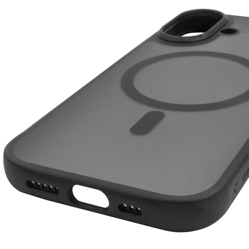 Купить TPU+PC чехол Blueo Skin Friendly Frosted with Magnetic Fit для Apple iPhone 17 (6.3") (Черный / Black) на vchehle.ua