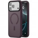 TPU+PC чохол Blueo Skin Friendly Frosted with Magnetic Fit на Apple iPhone 17 Pro / 18 Pro (6.3") (Бордовий / Deep Cherry)