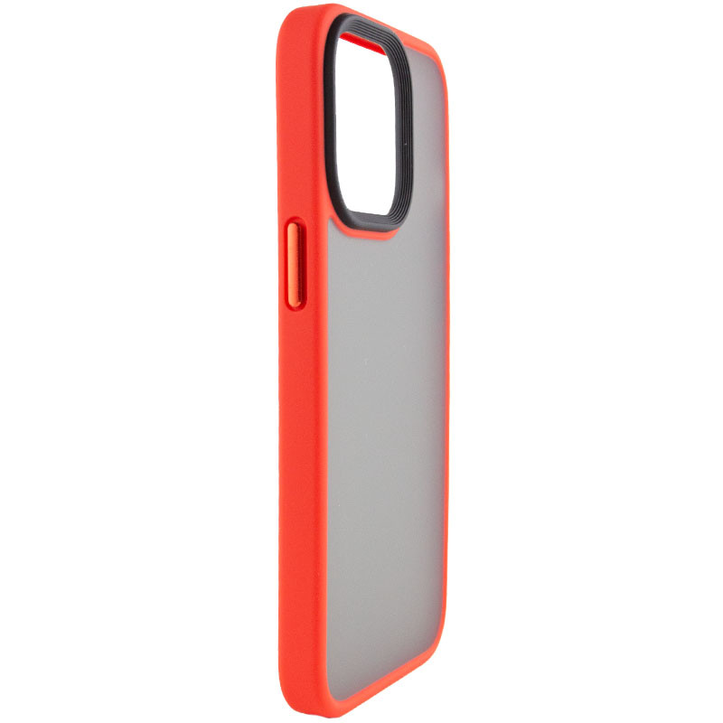 Фото TPU+PC чехол Metal Buttons для Apple iPhone 12 Pro Max (6.7") (Красный / Red) в магазине vchehle.ua