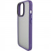 TPU+PC чехол Metal Buttons для Apple iPhone 12 Pro Max (6.7") (Темно-фиолетовый / Dark Purple)