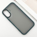 Фото TPU+PC чехол Metal Buttons для Apple iPhone 16 (6.1") (Зеленый / Dark Green) в магазине vchehle.ua