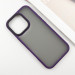 Фото TPU+PC чехол Metal Buttons для Apple iPhone 16 Pro (6.3") (Темно-фиолетовый / Dark Purple) в магазине vchehle.ua
