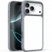 TPU+PC чехол Metal Buttons для Apple iPhone 17 Pro (6.3") (Серый / Grey)