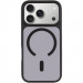 Фото TPU+PC чехол Metal Buttons with Magnetic Fit для Apple iPhone 17 Pro Max (6.9") (Черный / Black) на vchehle.ua