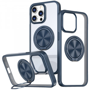TPU+PC чехол Metal Ring with Magnetic Fit для iPhone 12 Pro