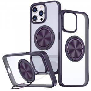 TPU+PC чехол Metal Ring with Magnetic Fit для iPhone 12 Pro