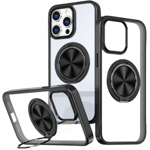 TPU+PC чехол Metal Ring with Magnetic Fit для iPhone 12 Pro