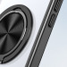 Фото TPU+PC чохол Metal Ring with Magnetic Fit  для Apple iPhone 12 Pro / 12 (6.1") (Чорний) в маназині vchehle.ua