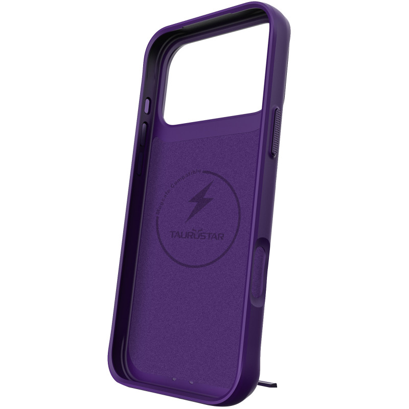 Купить TPU+PC чехол Space Taurustar Magnetic safe with kickstand для Apple iPhone 17 Pro (6.3") (Deep Purple) на vchehle.ua