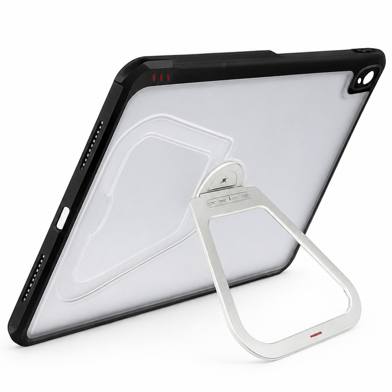 TPU+PC чохол Xundd 360 Rotate Stand (pen slot) на Apple iPad Air 10.9'' (2020-22)/Air 11'' 2024-26 (Чорний) в магазині vchehle.ua