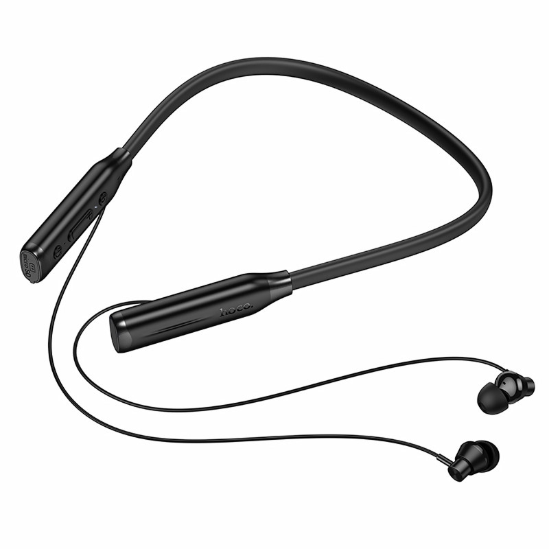 Фото Уцінка Bluetooth Навушники Hoco ES62 Plus Pretty neck-hang (Пошкоджене пакування / Black) в маназині vchehle.ua