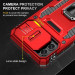Удароміцний чохол Camshield Army Ring на Samsung Galaxy A08 / A07 (Червоний / Red) в магазині vchehle.ua