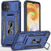 Удароміцний чохол Camshield Army Ring на Samsung Galaxy A08 / A07 (Синій / Navy)