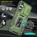 Фото Удароміцний чохол Camshield Army Ring на Samsung Galaxy A57 5G (Оливковий / Army Green) на vchehle.ua
