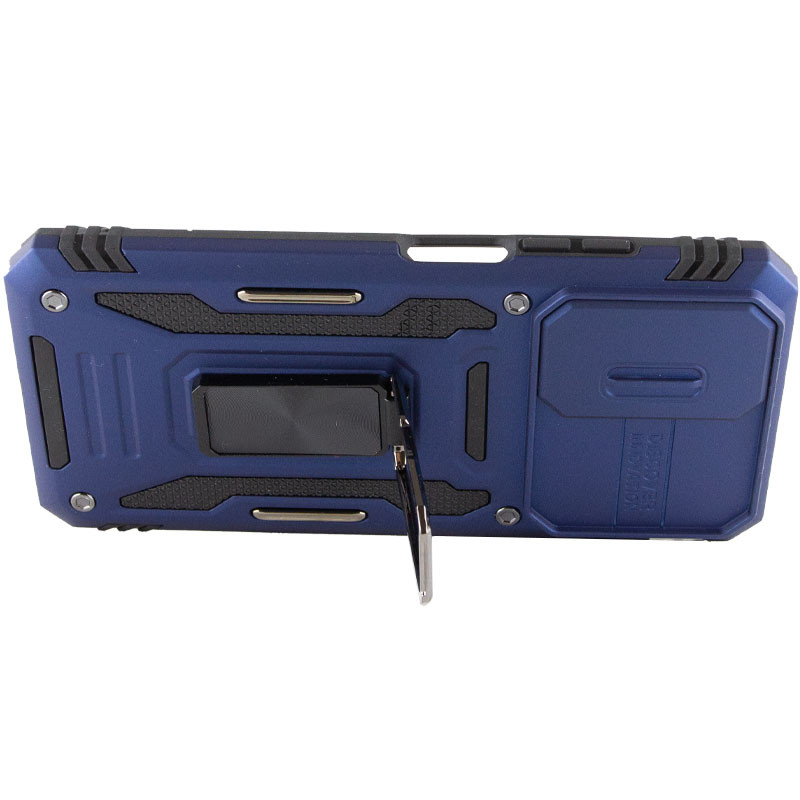 Купить Ударопрочный чехол Camshield Army Ring для Xiaomi Redmi Note 11 (Global) / Note 11S / Note 12S (Синий / Navy) на vchehle.ua