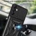 Ударопрочный чехол Camshield Serge Ring для Samsung Galaxy A37 5G (Черный) в магазине vchehle.ua