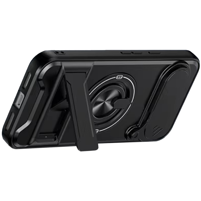 Фото Удароміцний чохол Camshield StandRing case на Google Pixel 9 / 9 Pro (Black) в маназині vchehle.ua