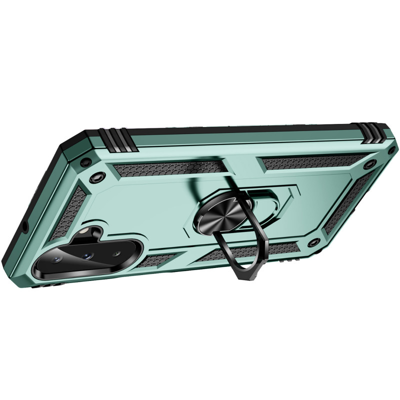 Ударостійкий чохол Serge Ring for Magnet на Samsung Galaxy A26 5G / A17 5G (Зелений) в магазині vchehle.ua
