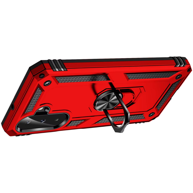 Фото Ударостійкий чохол Serge Ring for Magnet на Samsung Galaxy A26 5G / A17 5G (Червоний) на vchehle.ua