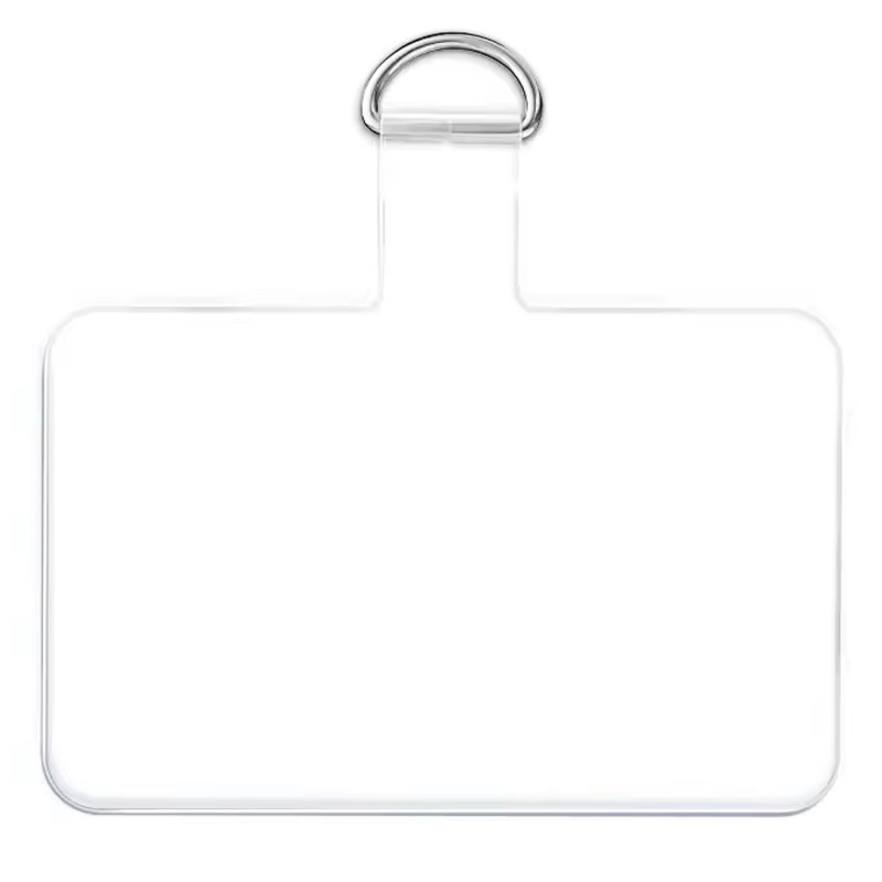 Вставка TPU для шнурка широкая (Clear)