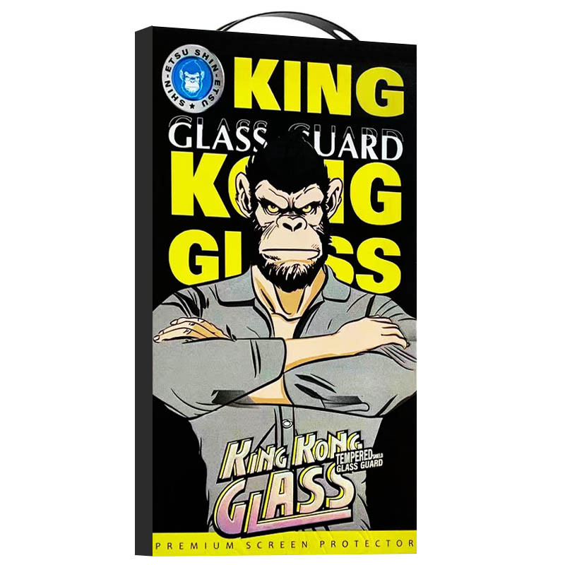 Захисне 2.5D скло King Kong HD на Apple iPhone 17 Pro Max / 18 Pro Max (6.9") (Чорний) в магазині vchehle.ua