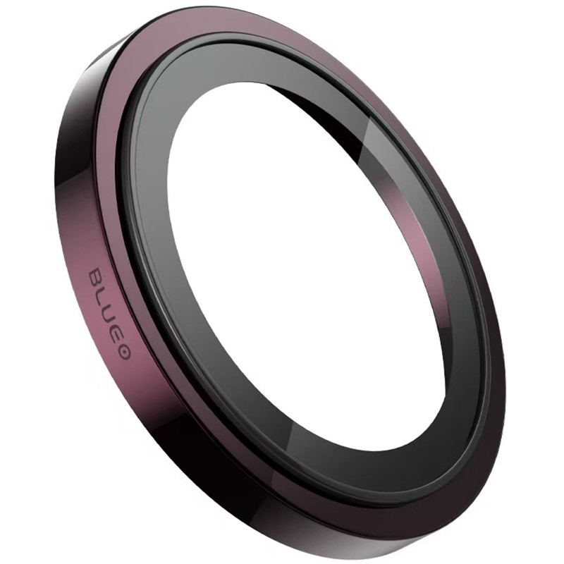 Фото Захисне скло BlueO Metal на камеру на Apple iPhone 18 Pro / 18 Pro Max (Бордовий / Deep Cherry) на vchehle.ua