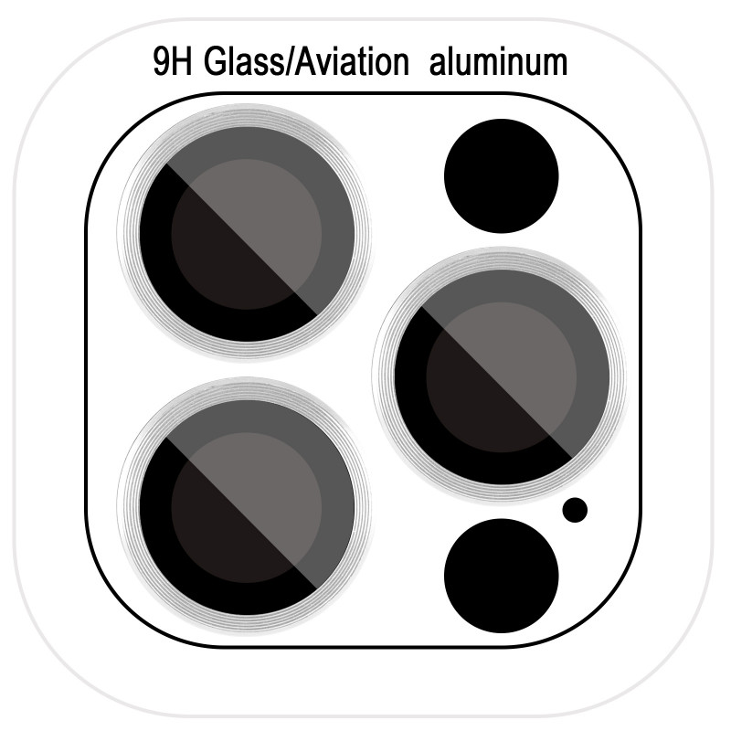 Защитное стекло Metal Classic на камеру (в упак.) для Apple iPhone 18 Pro (6.3") / 18 Pro Max (6.9") (Серебряный / Silver)