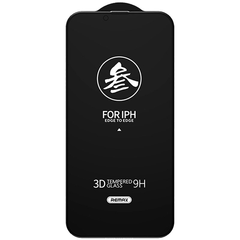 Фото Защитное стекло Remax 3D Privacy (GL-27) для Apple iPhone 13 / 13 Pro / 14 / 16e / 17e (6.1") (Черный) на vchehle.ua