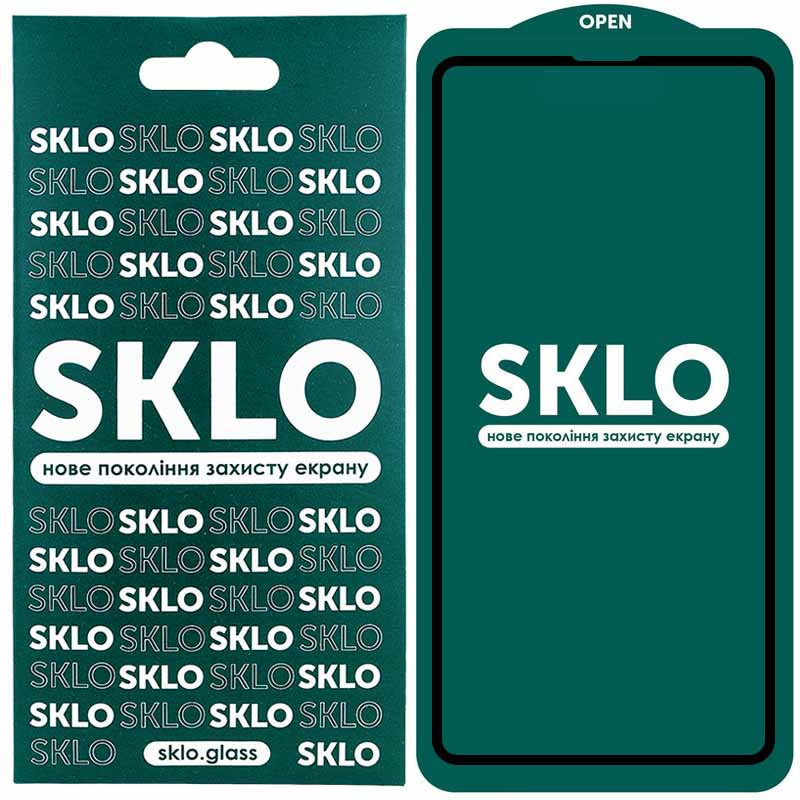 Защитное стекло SKLO 5D для Apple iPhone 17 Pro Max / 18 Pro Max (6.9") (Черный)