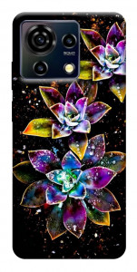 Чохол Flowers on black для ZTE Blade V50 Vita