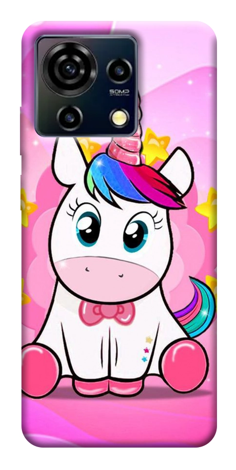 Чохол Барвистий єдиноріг для ZTE Blade V50 Vita